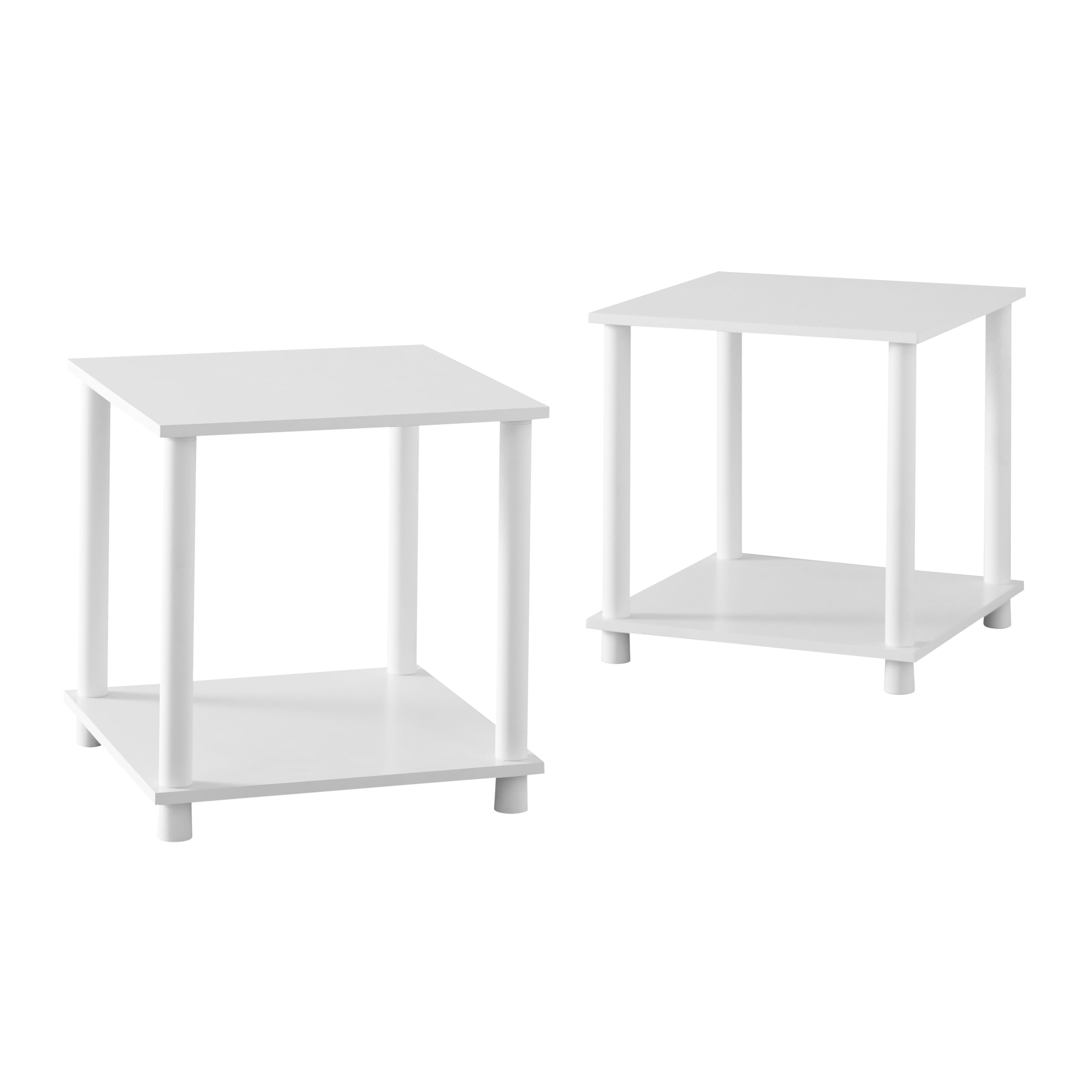 Mainstays No Tools 2 pack End Table, Multiple Colors