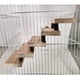 thumbnail image 2 of Juguete para hámster, trampolín para loros, escalera de madera para trepar, juguete para mascotas., 2 of 5