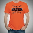 thumbnail image 5 of Houston Baseball Laces - Pitcher, Team Sport Graphic T-Shirt - 3X-Large - Orange, 5 of 6