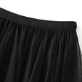 thumbnail image 3 of SWSMCLT Women's Tutu Skirt Pleated Ruffle Tulle Skirt Long Mesh Halloween Fall Skirt Black One Size, 3 of 5