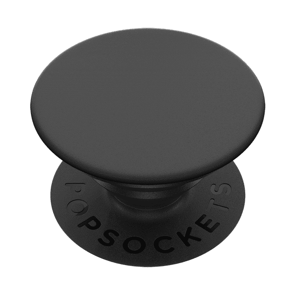 PopSockets Grip with Swappable Top for Phones, PopGrip Black - Walmart.com