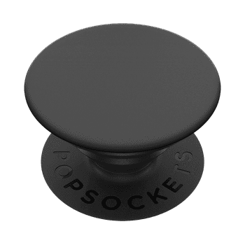 PopSockets Grip with Swappable Top for Cell Phones, PopGrip Black