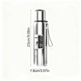 thumbnail image 3 of Insulated Stainless Steel Mug with Tea Infuser, Double Wall Vacuum, Hot and Cold Retention for Outdoor Adventures, Travel, and Office Use, Large Capacity 600ml, Leak-Proof Lid, Easy to Clean, 3 of 6