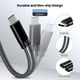 thumbnail image 4 of Divisor USB C con carga rápida PD 60W: audio mejorado y entrega de energía conveniente, TA2H-R2L60 【Negro】, 4 of 5