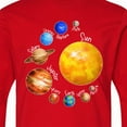 thumbnail image 4 of Inktastic Sun and Planets Yes, and Pluto Long Sleeve Youth T-Shirt, 4 of 5