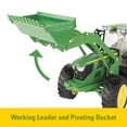 thumbnail image 2 of Tractor de juguete John Deere 6210R con cargador y esparcidor, 2 of 7