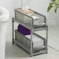 thumbnail image 1 of Feltree 2-Tier Sliding Under Sink Organizer Pull Out Cabinet Shelf for Bathroom Kitchen Pantry Storage No Tools Assembly, 1 of 7
