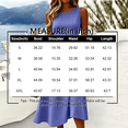 thumbnail image 3 of JULMCOMO Dresses for Women Round Neck Ruched Waist Pleated Elegant Summer Midi Dresses Sleeveless A Line Casual Sundresses Purple S, 3 of 5