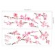 thumbnail image 5 of Decowall Ds6-2003 Pegatinas De Pared Para Niños Con Flores De Cerezo En Acuarela, Pegatinas De Pared, Pegatinas De Pared Removibles Para Despegar Y Pegar, Para Decoración De Sala De Estar, Dormitorio,, 5 of 5