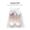 thumbnail image 5 of DREAM PAIRS Girls' Ballet Flats Comfortable Foldable Slip-On Dress Shoes Lightweight Portable Travel Flats with Bow Detail, 5 of 5