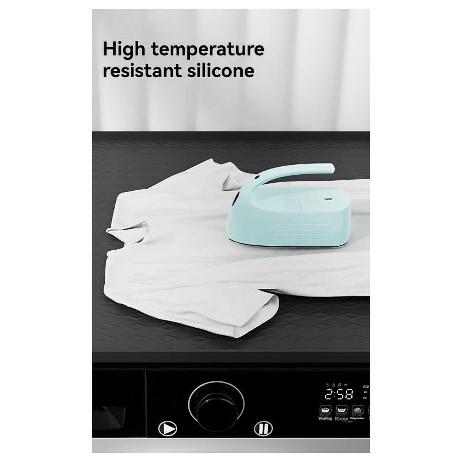 2 PCS Washer and Dryer Covers for the Top, Non-Slip Washer Dryer Countertop Protector Mat for Laundry Room & Kitchen