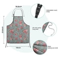 thumbnail image 7 of Pioneer Flower Floral Print Pattern Kids Aprons for Girls and Boys,Adjustable Neck Strap Toddler Aprons for Kids Cooking Baking, 7 of 7