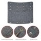 thumbnail image 3 of RV Step Covers, 3 Pack 20' Wide Camper Step Covers for Radius Steps for Radius Steps, Adjustable RV Step Rug Carpets Fit 8-11' Deep RV Stairs, Gray, 3 of 5