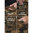 thumbnail image 6 of X RAY JEANS Men's Belted 12.5" Inseam Knee Length Cargo Shorts, Brown Camo, 32, 6 of 7