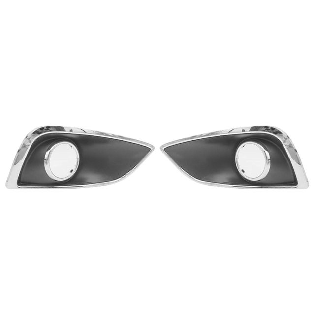 1Pair Front Fog Lamp Bonnets Cover Fog Light Frame Cover Shell for IX35 2009 2010 2011 2012