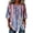Z23-Blue, variant on Women's USA 250th Anniversary American Flag Print Short Sleeve Button Down Top Casual Loose Fit 4th of July Patriotic Crew Neck Tie Front Blouse With Pockets