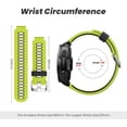 thumbnail image 6 of Tianle Silicone Watch Band Replacement Solft Silicone Strap Compatible Forerunner 230/220/ 235/620/ 630/ 735XT/ Approach S20/ S5/ S6, 6 of 9