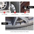 thumbnail image 6 of 45mm Spiked Aluminum Stem Valve Caps,4PCS Dustproof Tire Wheel Stem Caps for Cars,SUVs,Trucks Bicycles and Motorcycles(Black), 6 of 12