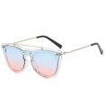 thumbnail image 4 of Unisex Square Classic Cat Eye Sunglasses Cateye Sunglasses Y1049, 4 of 5