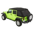 thumbnail image 4 of Bestop D34-5492335 Trektop Nx Glide Convertible Soft Top - Black, 4 of 5