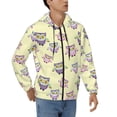 thumbnail image 4 of Zip Up Hoodies for Men - Cute Cartoon Owls Long Sleeve Comfrt Men'S Fashion Hoodies & Sweatshirts, Jackets for Men Hoodies Pullover Clothing Clothes with Pouch, 4 of 5