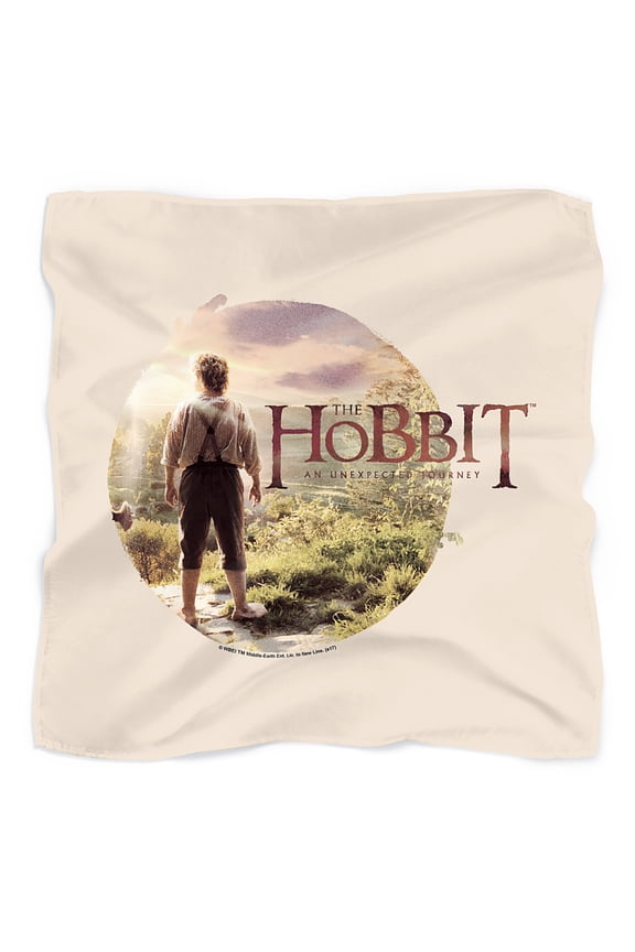 The Hobbit in Circle Bandana (21 in x 21 in)