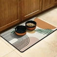 thumbnail image 3 of Dog Food Mats for Floors Super Absorbent, Pet Cat Food Mat - Non Slip Dog Bowl Mats for Food and Water, Eco-Friendly Boho Dog Placemats Feeding Mat, 3 of 6
