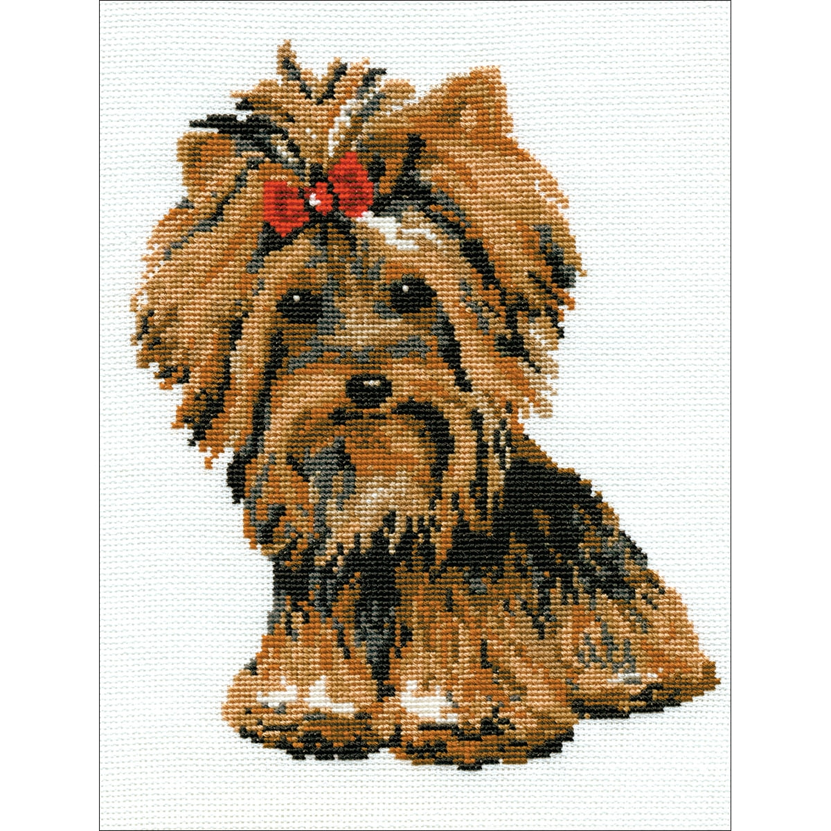 How Sweet Am I? Cross Stitch Kit Yorkshire Terrier Dog 