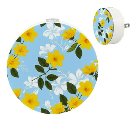 

YZUOUZY Bedside Lamps Night Lights Small Lamps Set of 2 Yellow Flowers