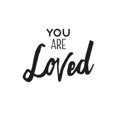 thumbnail image 4 of Vinyl Wall Art Decal - You are Loved - 15" x 20" - Inspirational Husband and Wife Bedroom Couples Love Quote Removable Home Decor Wall Sticker Decals, 4 of 5