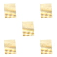 thumbnail image 1 of Wisewang Eye Face Gems Jewels Rhinestone Stickers Bling Beads Forehead Makeup Accessory DIY Nail Art Decorations Wedding Yellow 5Set, 1 of 6