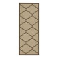 Ottomanson Jardin Collection Morroccan Trellis Indoor/Outdoor Jute