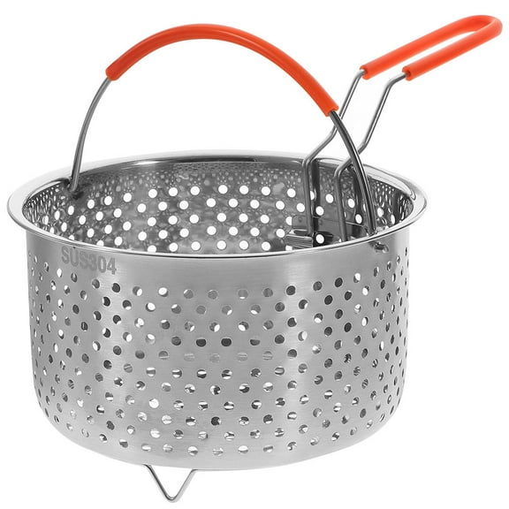 HONMEET deep fry hole basket Frying Basket Stainless Steel Frying Cooks Food Preparation 1Pcs