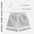 thumbnail image 5 of Crab Coconut Tree Pattern Swim Trunks Quick Dry Beach Pool Board Shorts Lightweight Stylish Print Sizes 2T to XL, 5 of 8