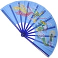 thumbnail image 3 of Vintage Dancing Fan Chinese Style Fan Kung Fu Performance Folding Fan Stage Prop, 3 of 7