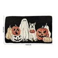 thumbnail image 3 of PoyoKee Halloween Front Door Mat, Ghost Jack O Lantern Welcome Mat, Stainproof Bathroom Rugs Kitchen Rug for Entryway Halloween Decorations, 16" x 24", 3 of 7