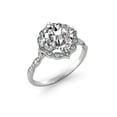 thumbnail image 2 of D-F VS 8.00MM Moissanite Engagement Ring With Diamonds (2.15 ct Moissanite Weight, 2.65 ctw dew) Cushion Cut 14K Gold, 2 of 4