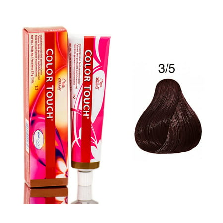 Wella Color Touch Vibrant Reds Hair Color - Color : 3/5 - Dark Brown/Red (Best Vibrant Purple Hair Dye)
