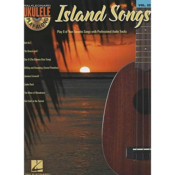 Hal Leonard Island Songs Ukulele Play Along Volume 22 Book / CD