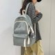 thumbnail image 5 of Large Capacity Shadow Flower Printing Schoolbag Knapsacks Green As described, 5 of 9
