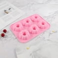 thumbnail image 4 of Moldes de silicona, juego de moldes antiadherentes versátiles para donas, moldes de silicona aptos para horno, ideales para panaderos caseros, diseño flexible y fácil de limpiar, incluye 3 colores, 4 of 5