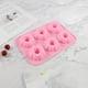 thumbnail image 4 of Molde de silicona antiadherente para horno, microondas, congelador y lavavajillas, material apto para uso alimentario (3 piezas, rosa), 4 of 5