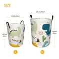 thumbnail image 3 of Sikiie Childish Dinosaur Print Round Dirty Clothes Basket, Waterproof Standing Foldable Storage Basket, for Laundry Room, Bedroom, Bathroom Storage-Medium, 3 of 6