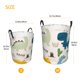 thumbnail image 3 of Balery Childish Dinosaur Cesta de ropa redonda con asas, impermeable, independiente, para ropa, juguetes, dormitorio y familia-Medium, 3 of 6