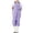 a-652Purple404, variant on MEZZALL Children Jumpsuits Rain Pants And Rain Boots Combined For Water Wading Waterproof Bib Rain Pants Adjustable Overalls for Kids Versatile One-Pieces