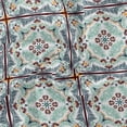 thumbnail image 2 of Coolnut 60" Mexican Talavera Outdoor Tablecloth with Umbrella Hole and Zipper, Waterproof Round Tablecloth for Party,Patio,Picnic,Holiday Dinner,Summer, 2 of 7