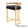 thumbnail image 2 of Canadian Lynda Pub Chair Black Gold, 2 of 2