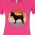 thumbnail image 4 of Inktastic Chihuahua Dog Retro Sunset Women's T-Shirt, 4 of 5