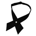 thumbnail image 2 of Pxiakgy Black Bow Tie for Women, Adjustable Criss Cross Bow Ties Girls Uniform Ties Crossover Bowtie for School Graduation Women Shirt Tie Solid Color Design Easy Buckle Fastening Design Neck Tie Gra, 2 of 4