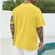 thumbnail image 4 of Tops para hombre, blusas y camisas de cuello redondo y manga corta para hombre, blusas casuales de cuello redondo con estampado de moda para hombre, blusas de cuello redondo y manga corta, camisas par, 4 of 5